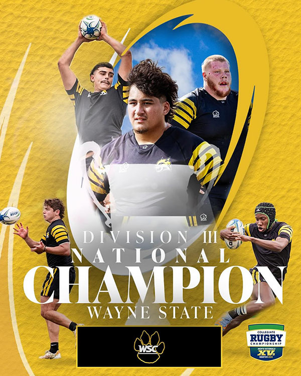 Division III Rugby National Champs Wayne State College